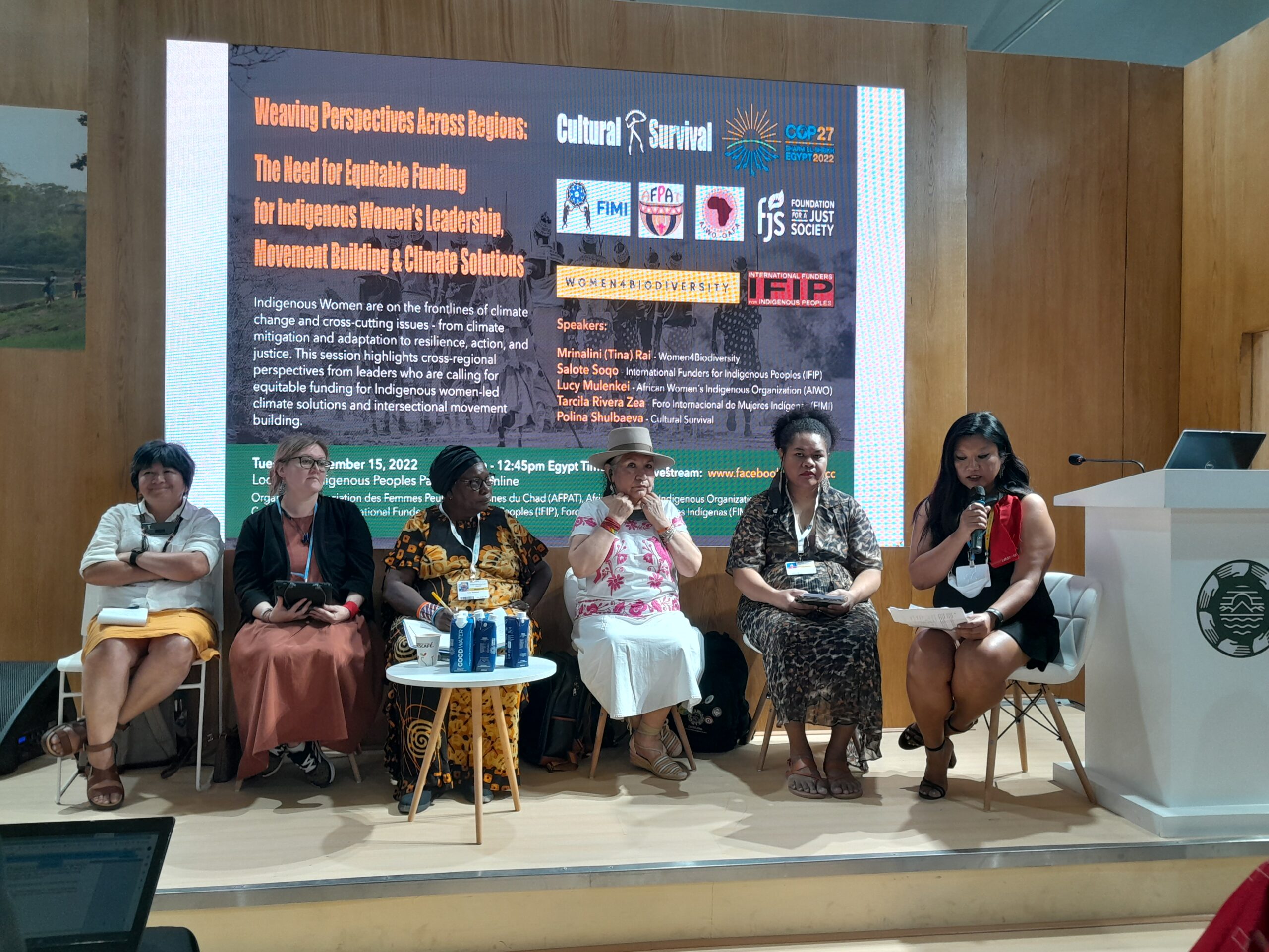 Indigenous Women are on frontlines of climate change and cross cutting issues from climate mitigation and adaptation to resilience,action and justice